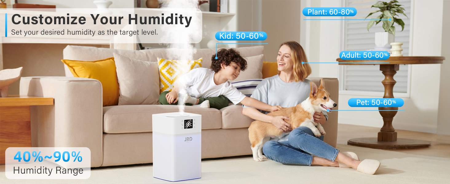 4L humidifier cool mist