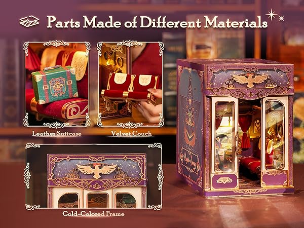 A variety of high quality materials