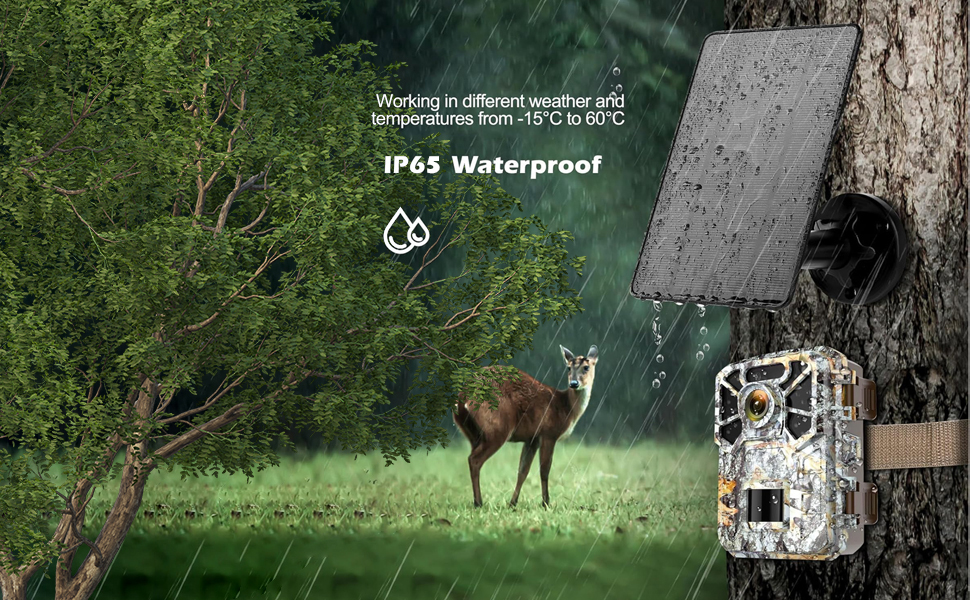 IP65 Waterproof  5W Trail Camera Solar Panel