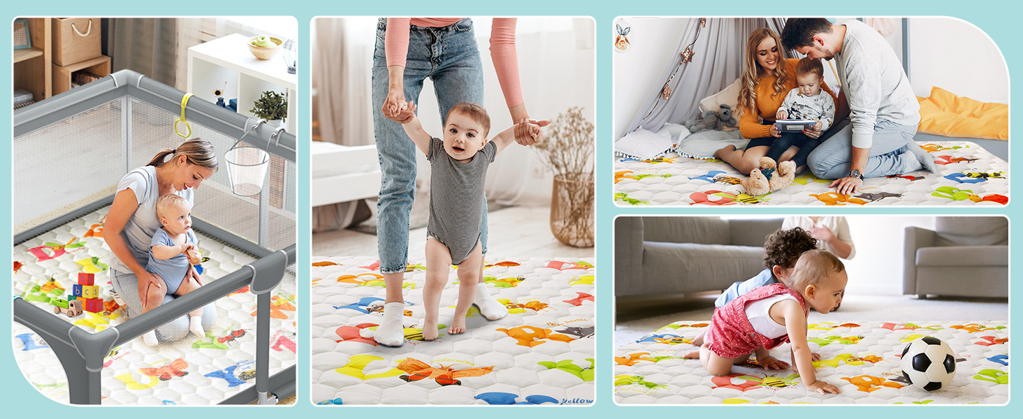 multifunctional baby play mat