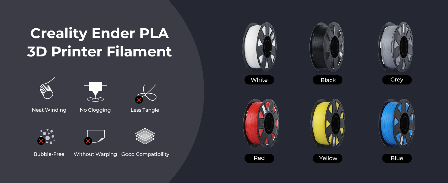 Creality 3D Printer PLA Filament 1.75mm