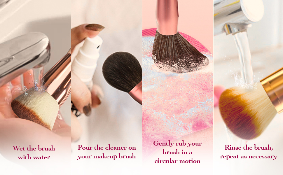 how to clean makeup brushes