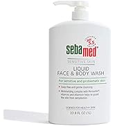 seba med Liquid Face and Body Wash, for Sensitive Skin 33.8-Fluid Ounces Bottle