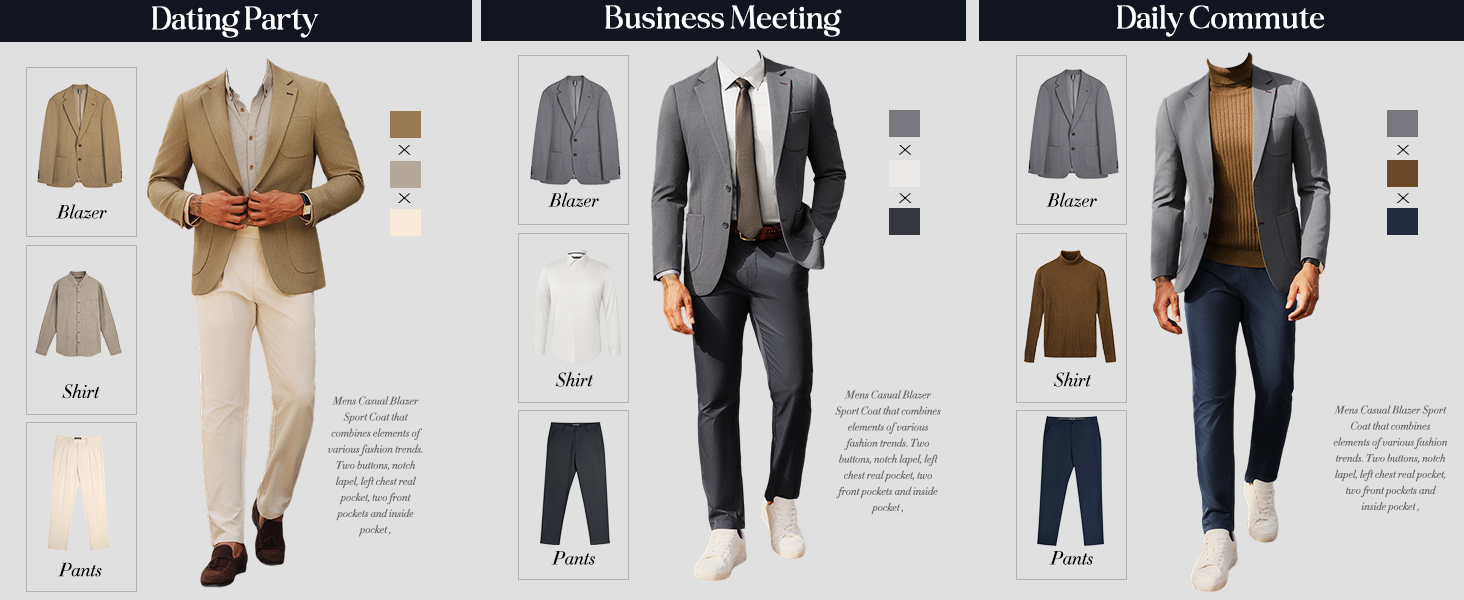 Mens suit jackets