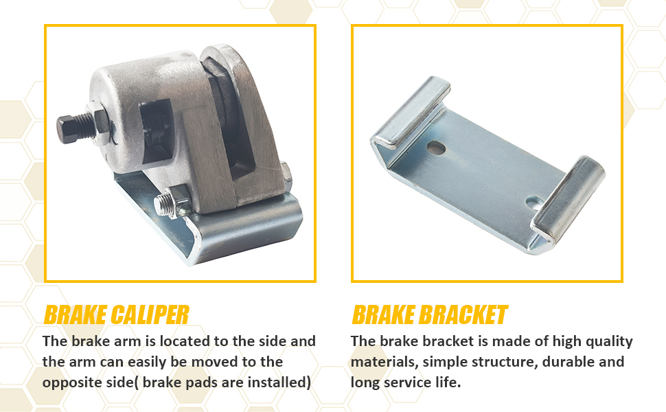 Go Kart Mechanical Brake Caliper with Bracket Automotive