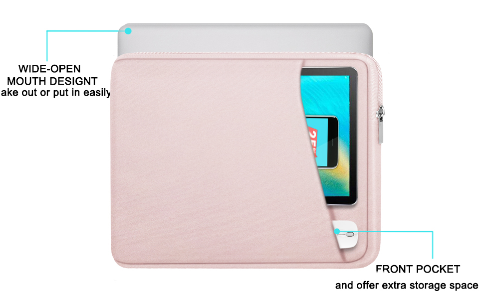 Laptop Case 14 inch, Durable Carrying Sleeve Bag Shockproof Protective Case Cover