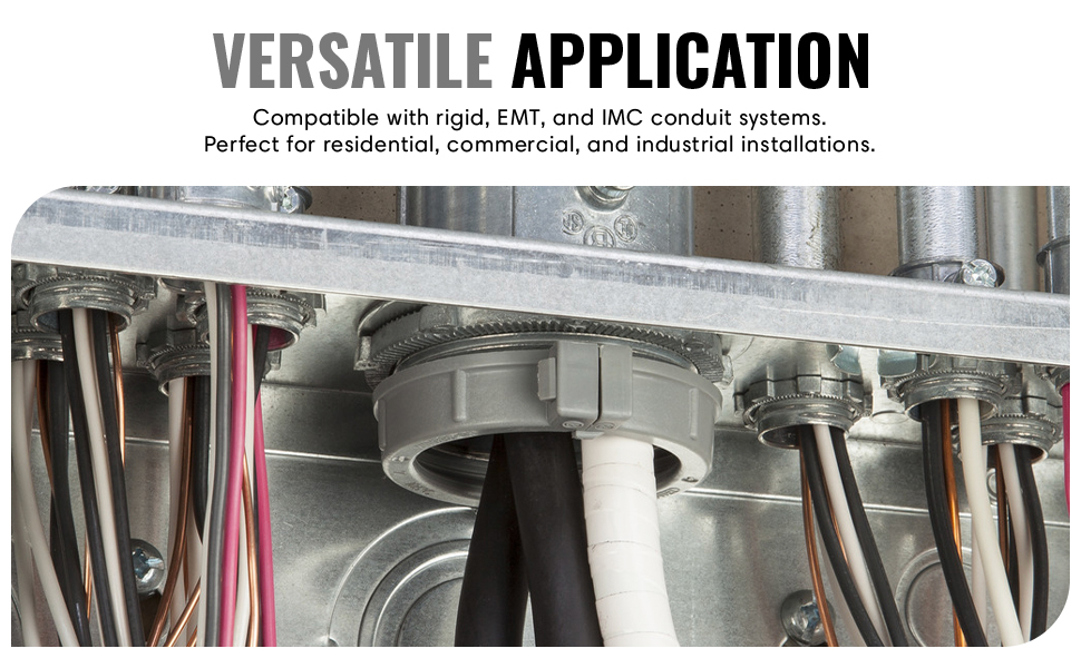 The grounding straps prevent unwanted electrical current flow