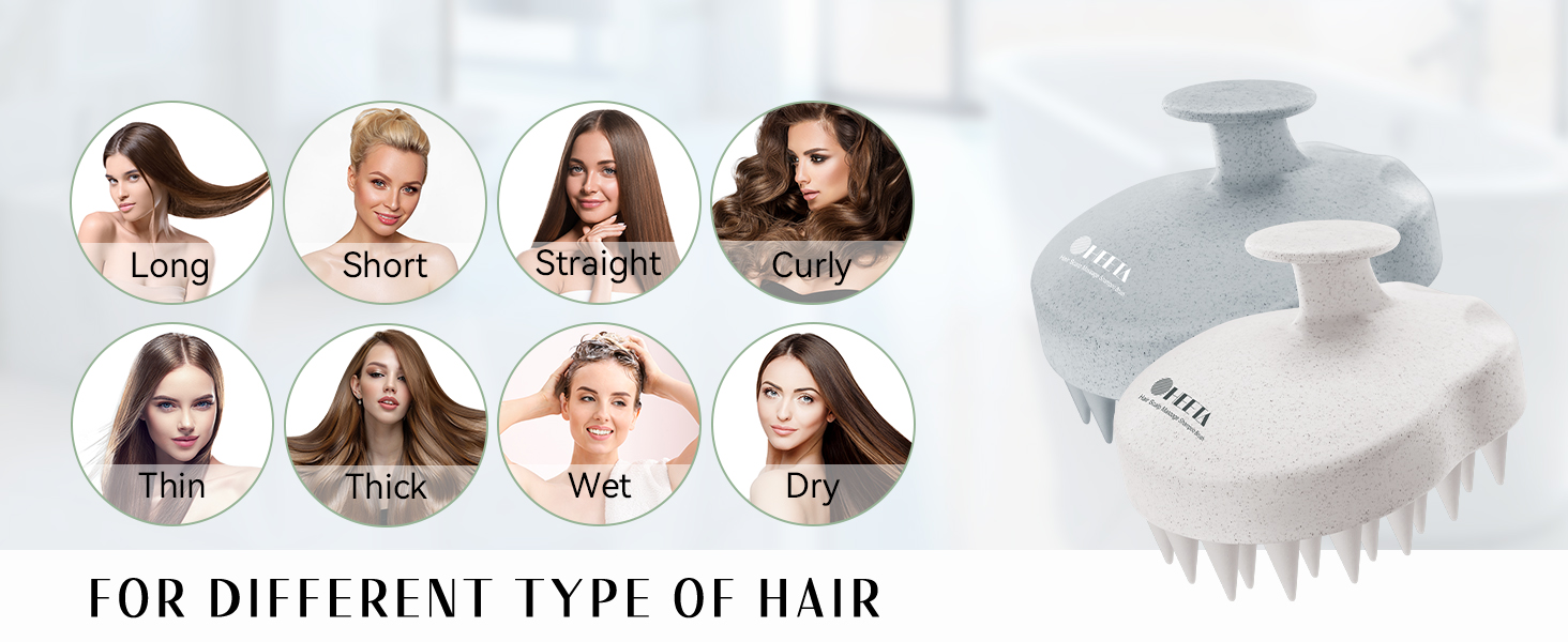 Scalp Massager Shampoo Brush