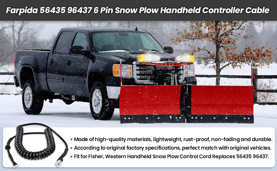 オーダー Hand Plow Western Plow Controller 6 Pin Qnbes 6 Pin Snow