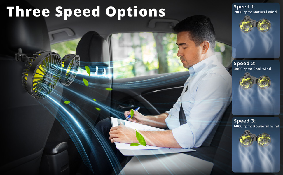 car fan car fans car fan for backseat car fans that blow cold air car window fan 