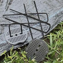 Black Garden Stakes Staples - 3