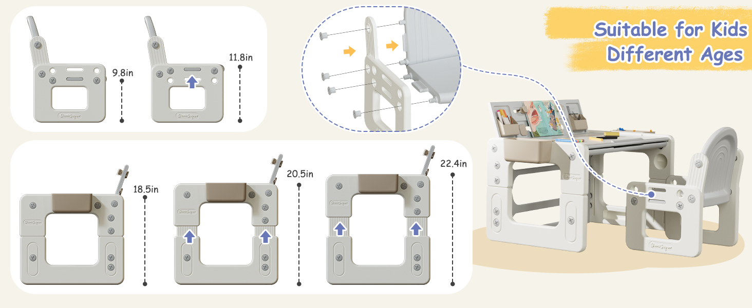 BanaSuper 3 In 1 Folding Kids Art Easel - Double-Sided Foldable Wooden Art Easel With Magnetic