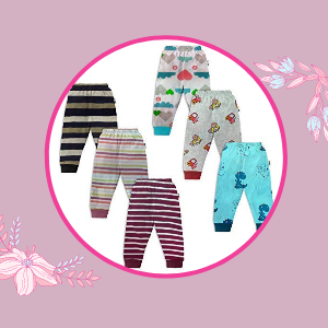 Nammababy pajama kids for boys 5-6 years pajamas track pant pack of 6 colorful print