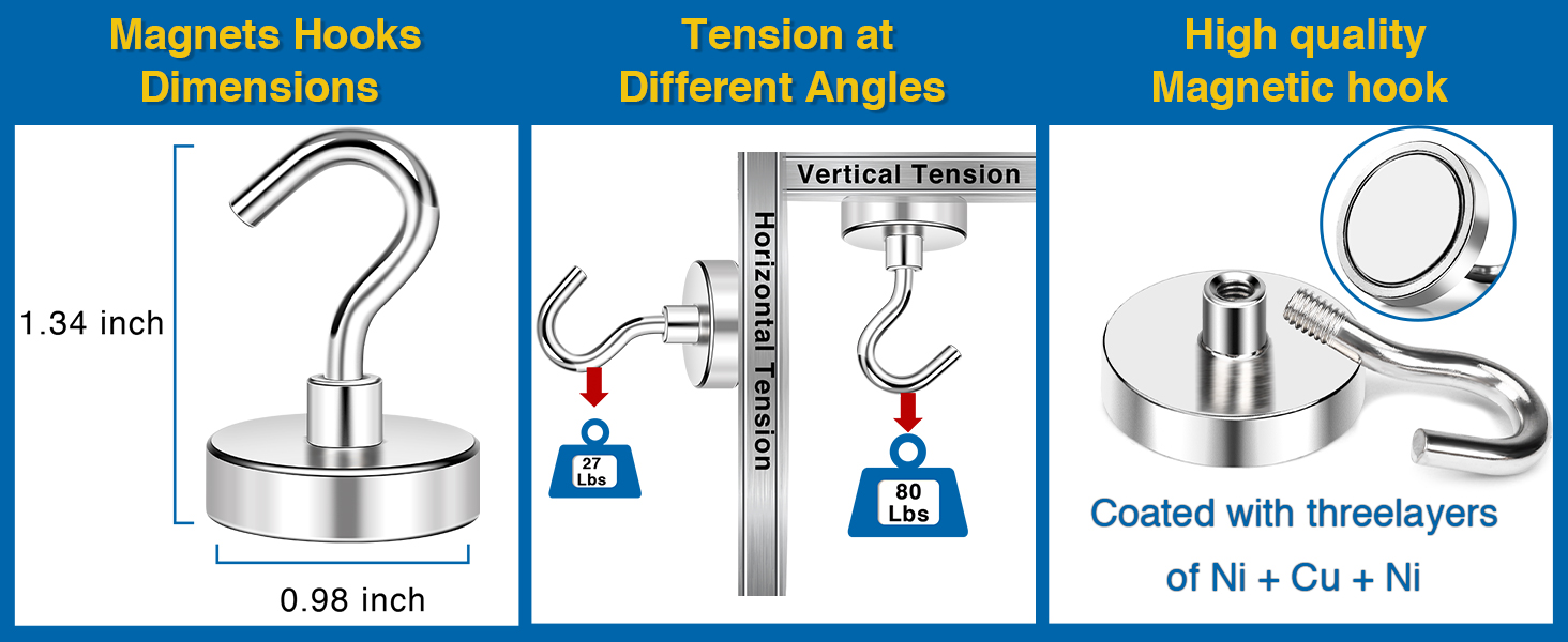 LOVIMAG Hooks for Cruise Cabins, 80LBS