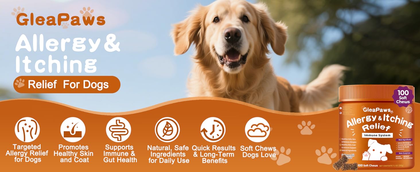 Dog Allergy & Itching Relief Supplement