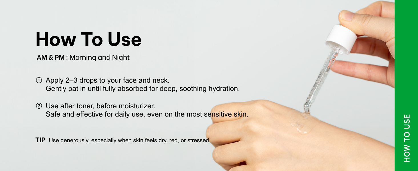 Daily glass skin serum—use AM & PM after toner for deep hydration and calm, healthy glow.