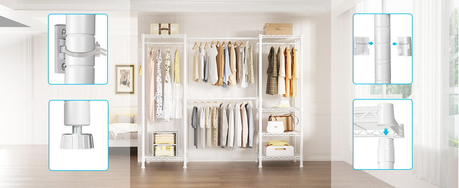 clothes rack heavy duty