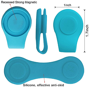 Finger Ten silicone hat clip ball markers