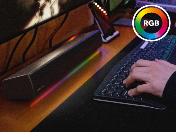 クリエイティブメディア　ゲーミングサウンドバー SP-SBGS5-A SP-SBGS5-A ゲーミングサウンドバー Bluetooth＋USB-C/3.5mm