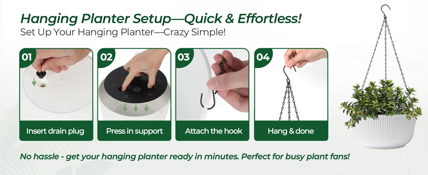 outdoor hanging planter
