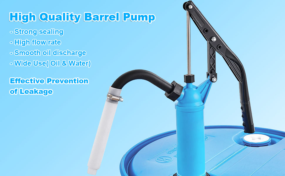 Amazon.com: Barrel Pump 55 Gallon Drum Pump, Lever-Action Barrel Pump ...