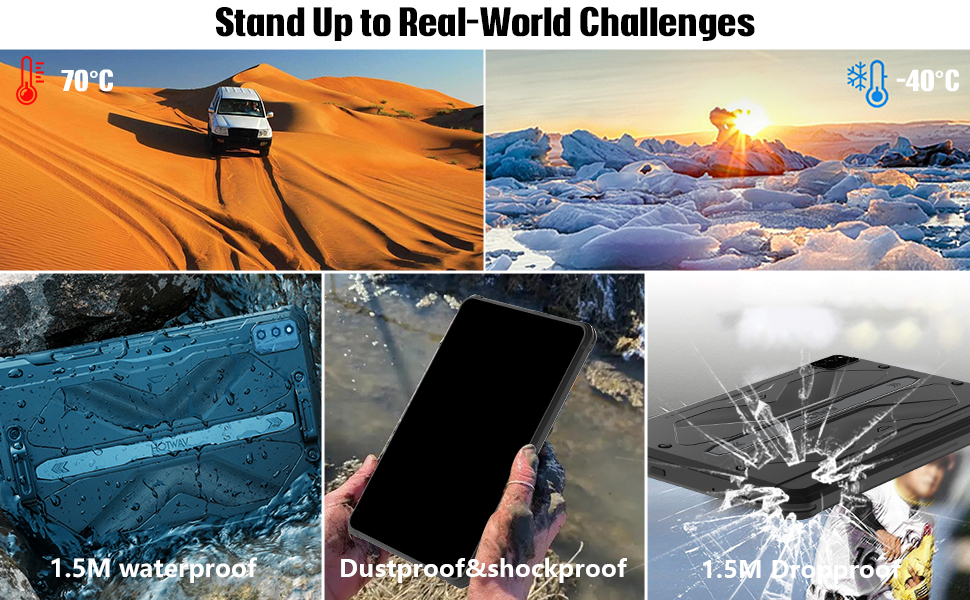 Waterproof shockproof dropproof, -40℃ to 70℃ for Extreme Environment