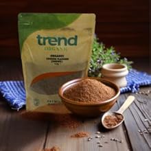 ground flaxseeds brown