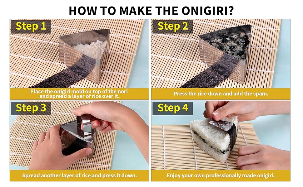 how to make the origiri? Step