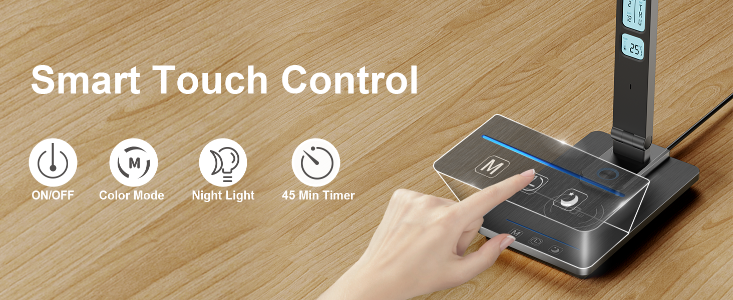 touch control desk lamp