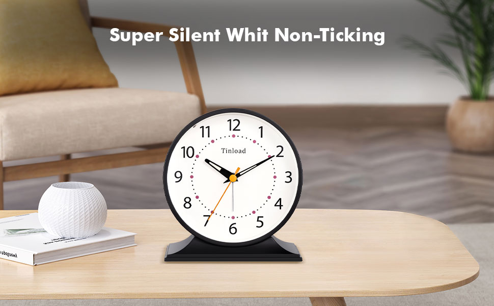 4.5" Antique Retro Analog Alarm Clock, S... 15 s