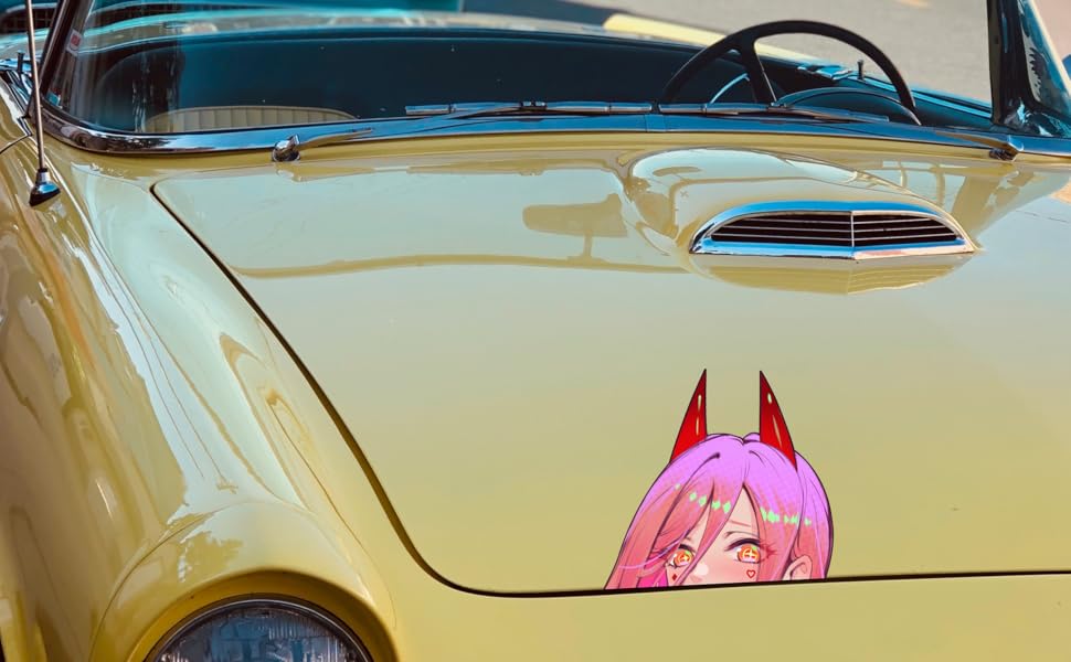 Amazon.com - YUNEX 5.1 Inch Anime Car Bumper Decal Cartoon