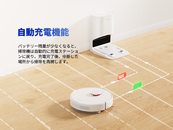 Amazon.co.jp : dreame D10Plus ロボット掃除機 自動ゴミ収集 水拭き