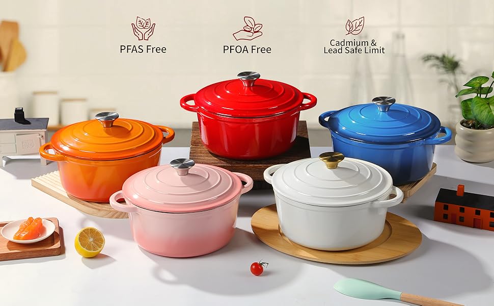 We offer a selection of five colors: Red, Blue, Orange, White, and Pink.