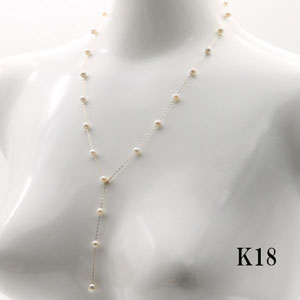Amazon | 真珠 パール ネックレス K18 あこや真珠 パール