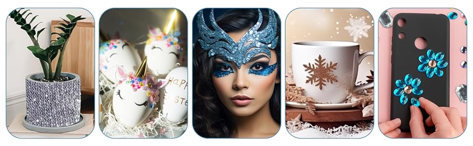 Glittertatoeage, lijm, huidlijm, glitter lijm