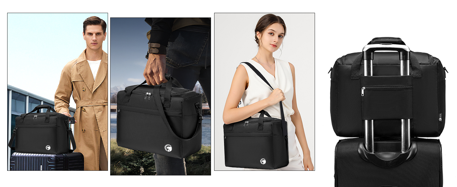 BAGZY Bagages Cabine 40x30x20 Wizzair, Imperméable Sac de Voyage