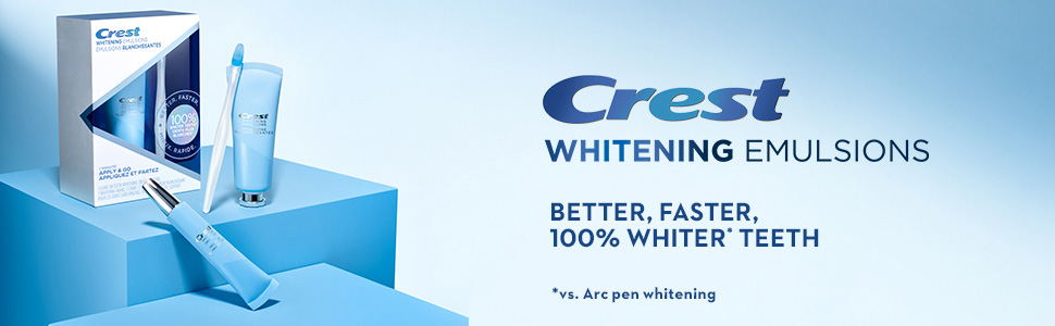 Crest Whitening Emulsions On the Counter