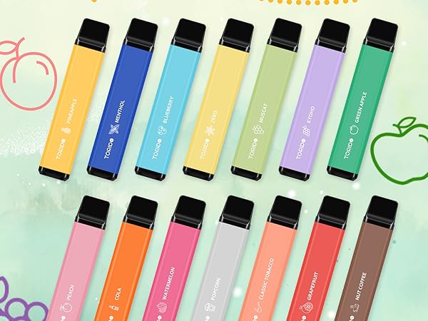 Amazon | 電子タバコ 使い捨て VAPE 5000回吸引可能 2本セット