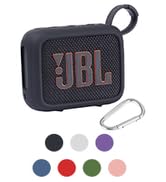 for JBL Go 4 Waterproof Bluetooth Speaker Silicone Cover Case, Portable Silicone Travel Case with...