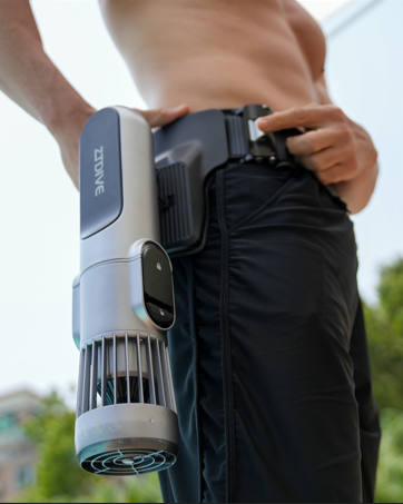 Jetdive Scooter Sottomarino, Sea Under Water Scooter with assembly for handle and camera, 3 speeds, 1 hour of work for Scuba, free diving, snorkeling, swimming pool, adults/children 14 3