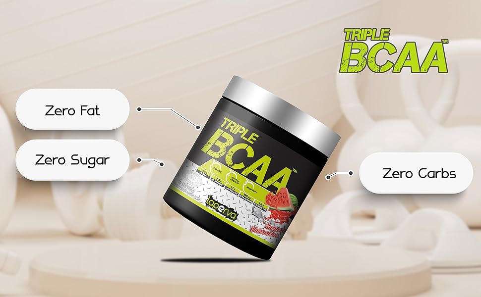 Laperva Triple BCAA Watermelon 30 Serv Fat, Carbs & Sugar Free Intra, Post & Pre Workout
