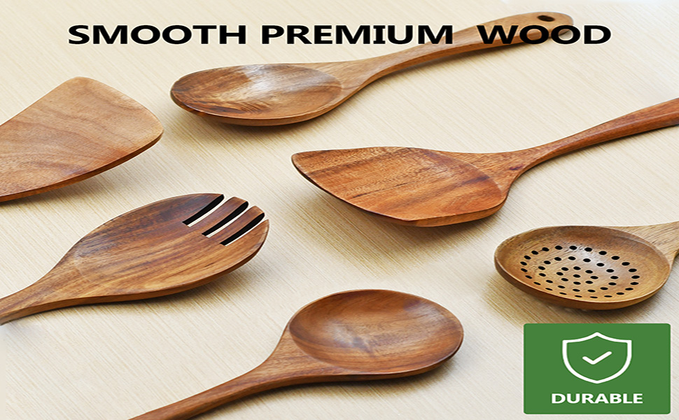 Wooden wooden spoon for durability