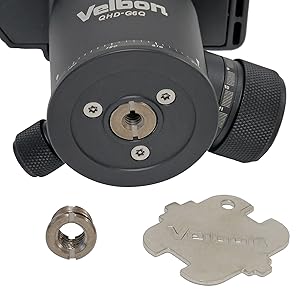 Velbon 自由雲台 QHD-G6Q 中型 底面径51mm コマ止め方式 トルク調整対応 クイックシュー対応 アルミ製 471642 dwos6rj Amazon | Velbon 自由雲台 QHD-G6Q 中型 底面径51mm コマ止め