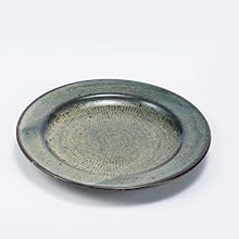 小石原焼　トビカンナ　飴縁内掛　陶器 ／ 大皿32cm &取り皿5枚セット Amazon | Art & craftworks(アート アンド クラフトワークス
