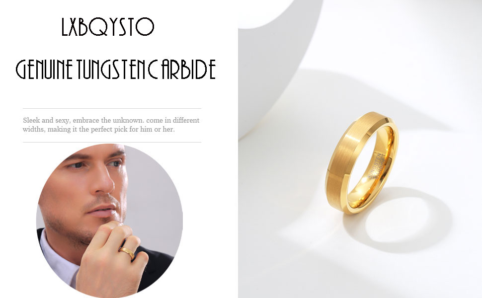 Basic Tungsten Ring for Men