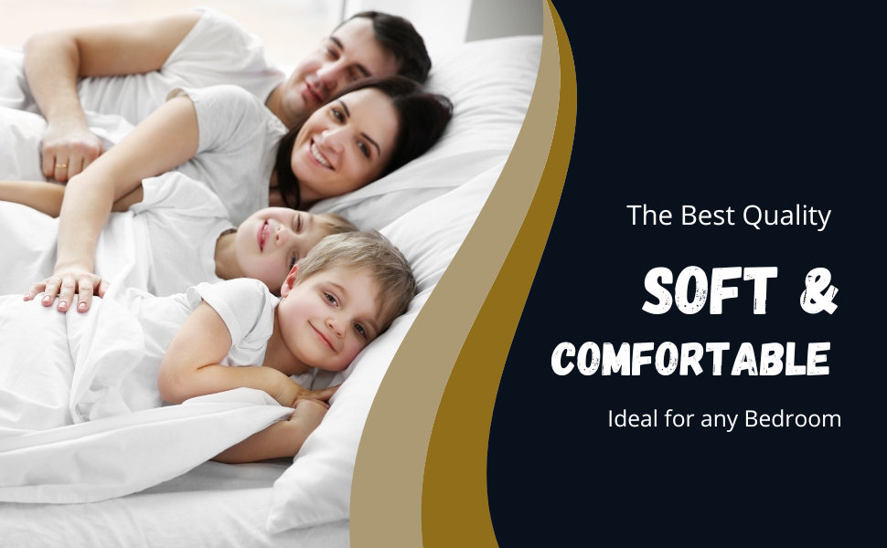 Axcent Comfort 4 Piece Flannelette Sheets Set (Flat Sheet, Fitted Sheet