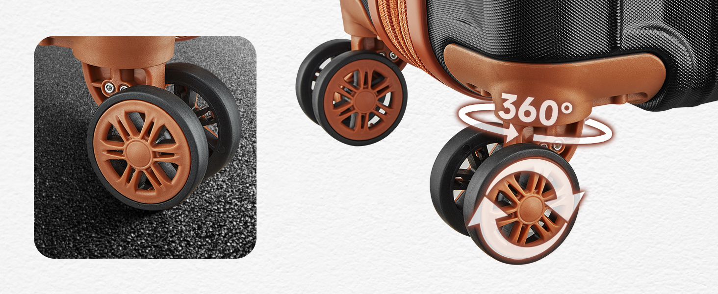 imiomo Carry on Luggage 18 Inch Suitcases with Wheels