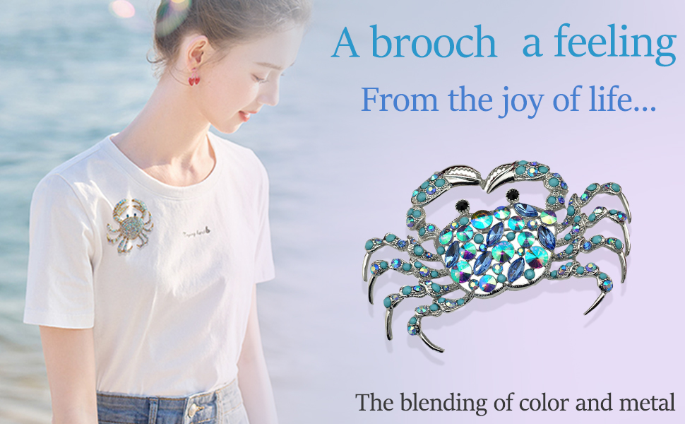 crab brooch