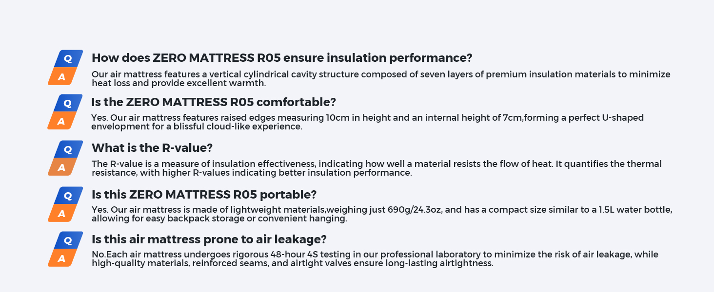 FLEXTAILGEAR Mummy Zero Matress - Ultra-lightweight inflatable sleeping pad with built-in foot pump, durable compact waterproof camping air mattress for camping, backpacking, hiking, tenting trips. 28 7