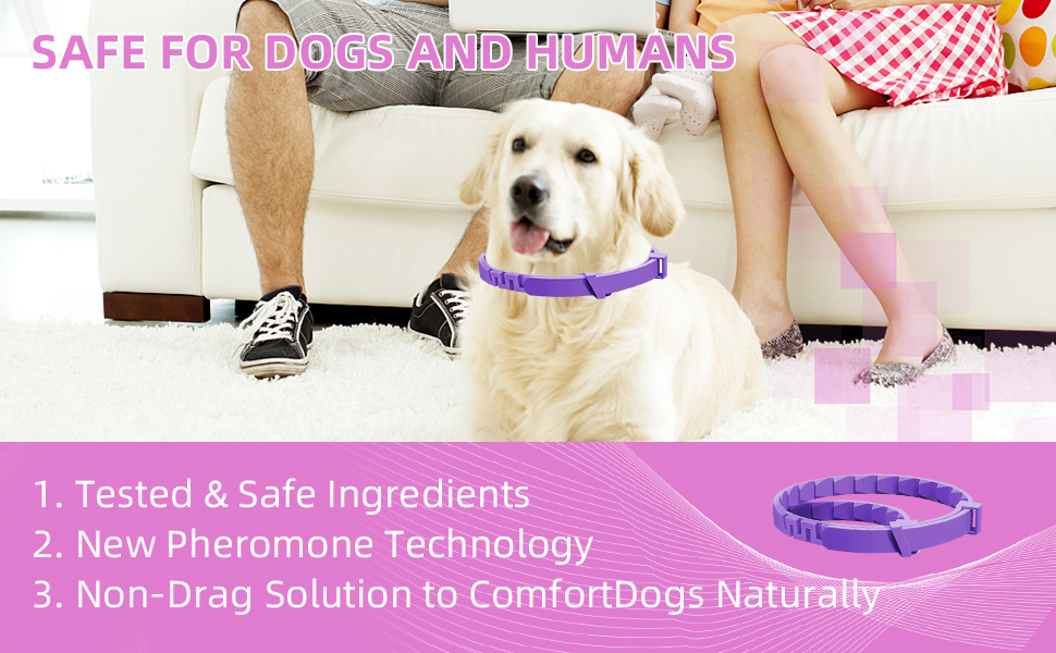 Calming Collar for Dogs 3 Packs Pheromone Collars